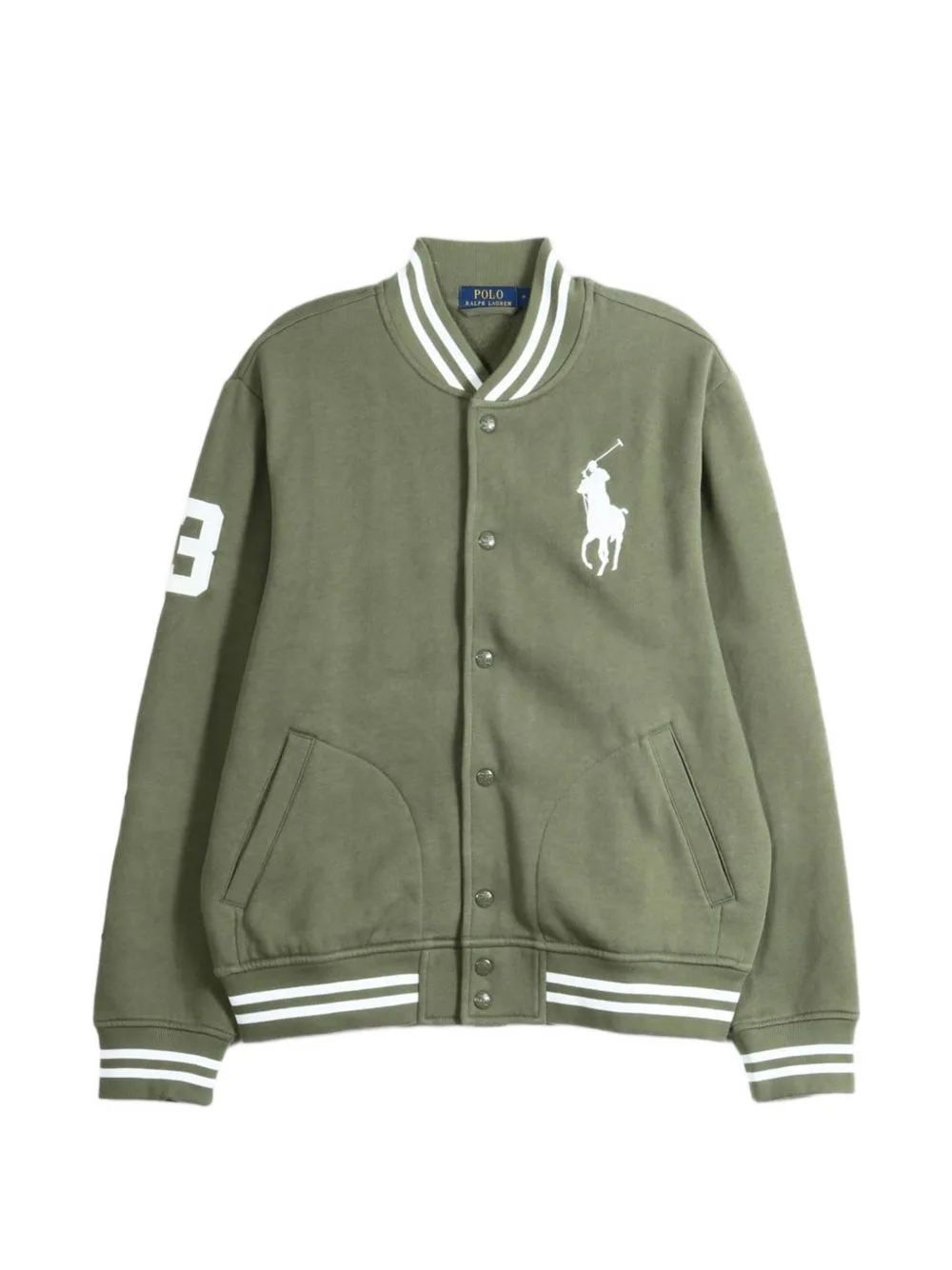 Big Pony Fleece Baseball Jacket by Polo Ralph Lauren