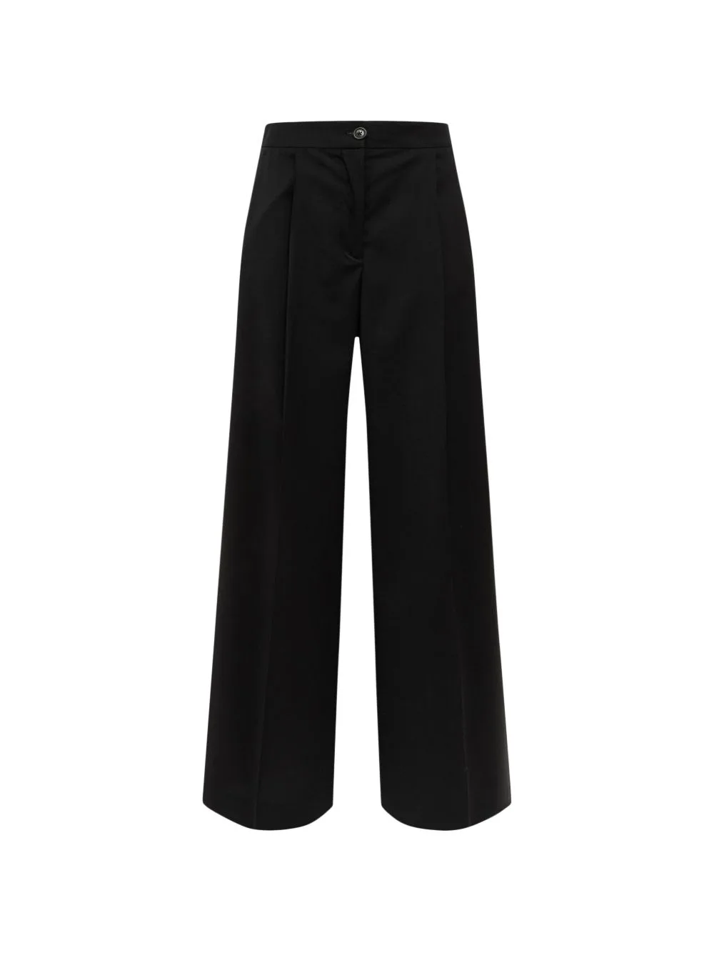 Pleated-Palazzo Trousers