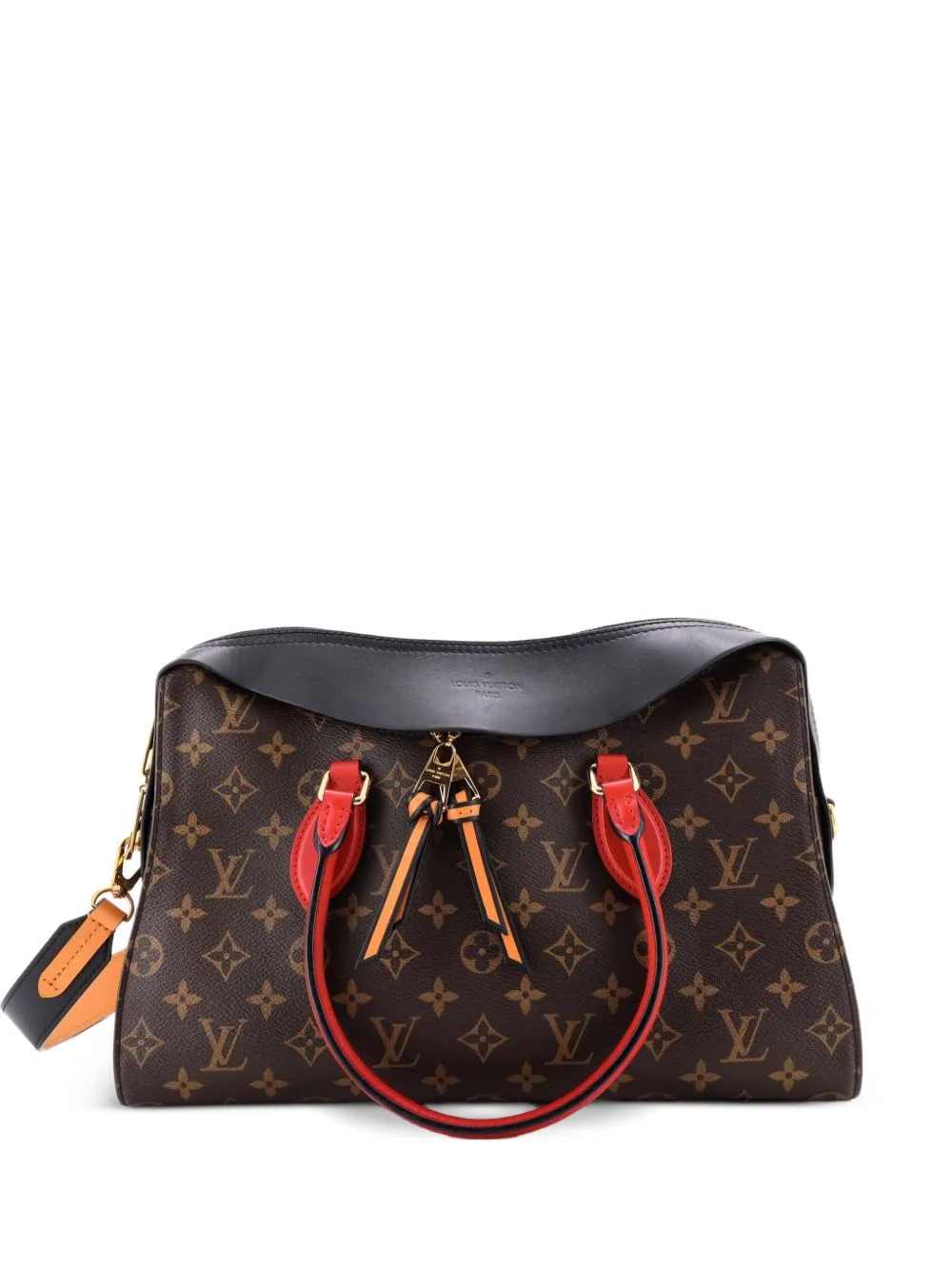 Tuileries Handbag Monogram Canvas with Leather Satchel