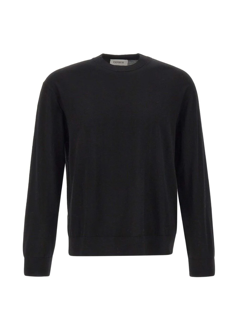 Ribbed-Trim Merino Wool Sweater by Laneus