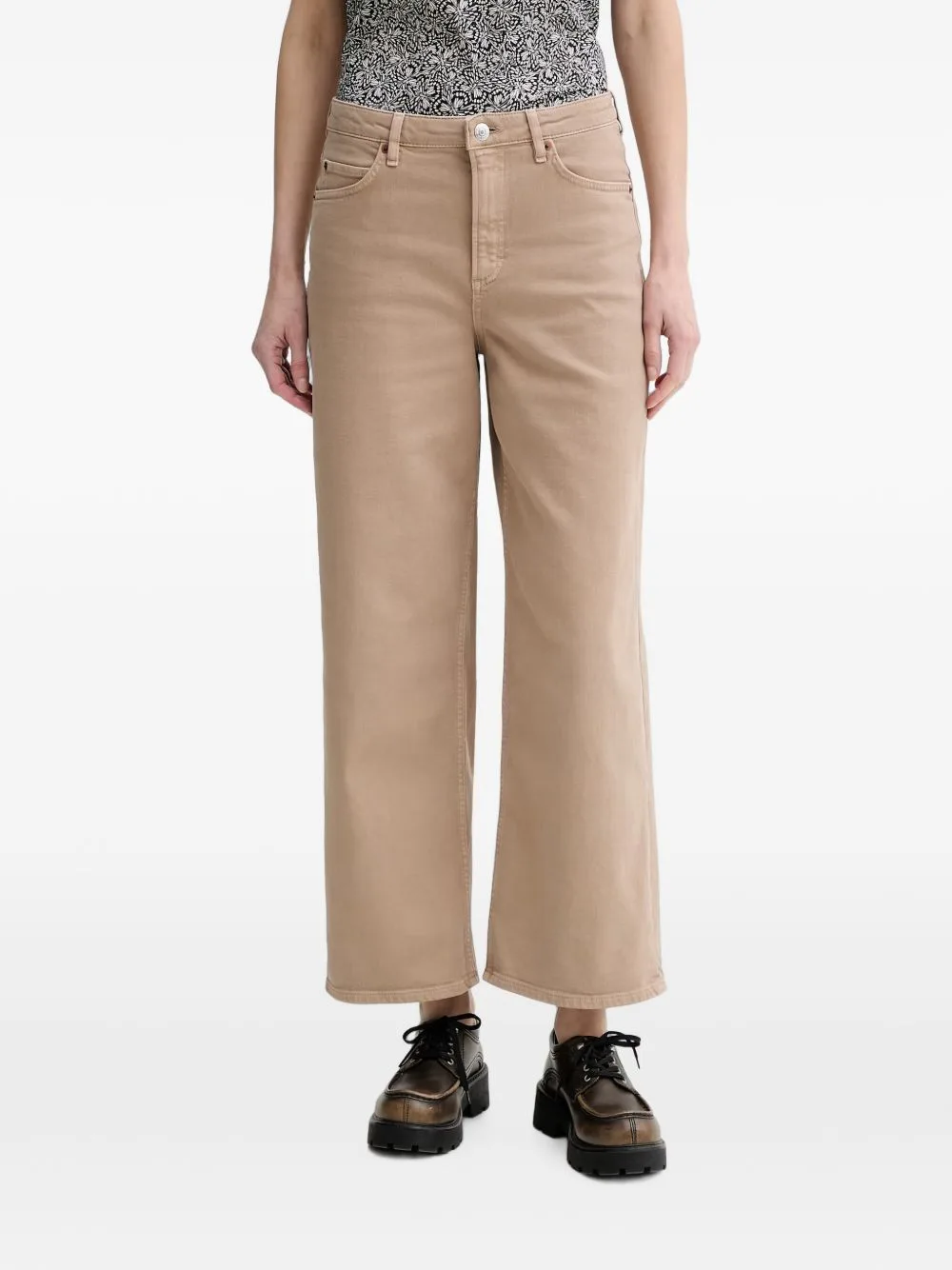 Cropped Wide-Leg Jeans by Marc O'Polo