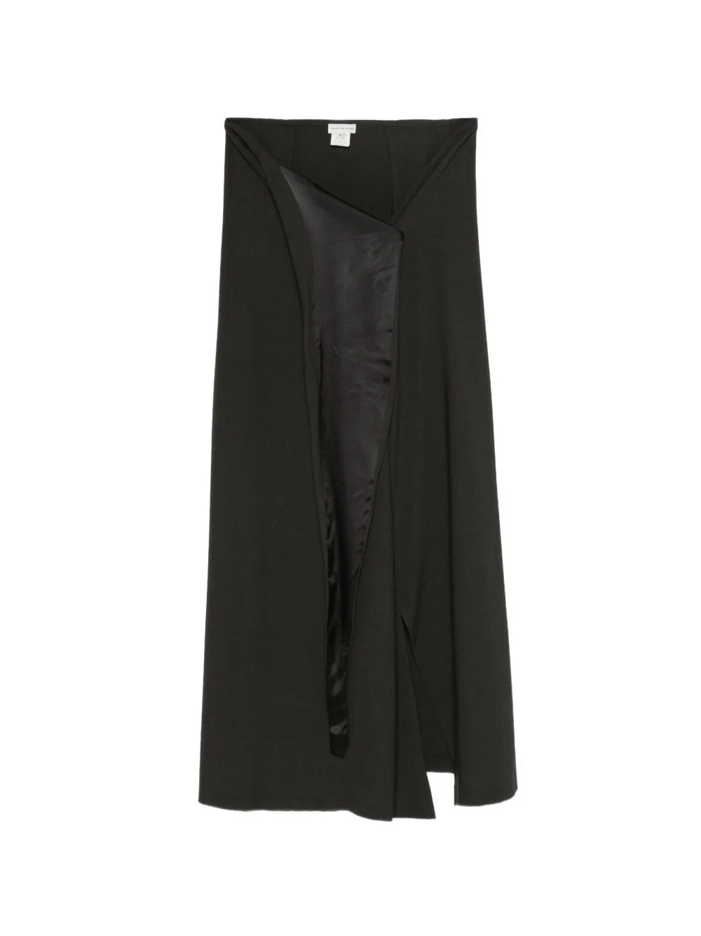 1990s Satin-Panelled Wrap Skirt by Dries Van Noten Pre-Owned