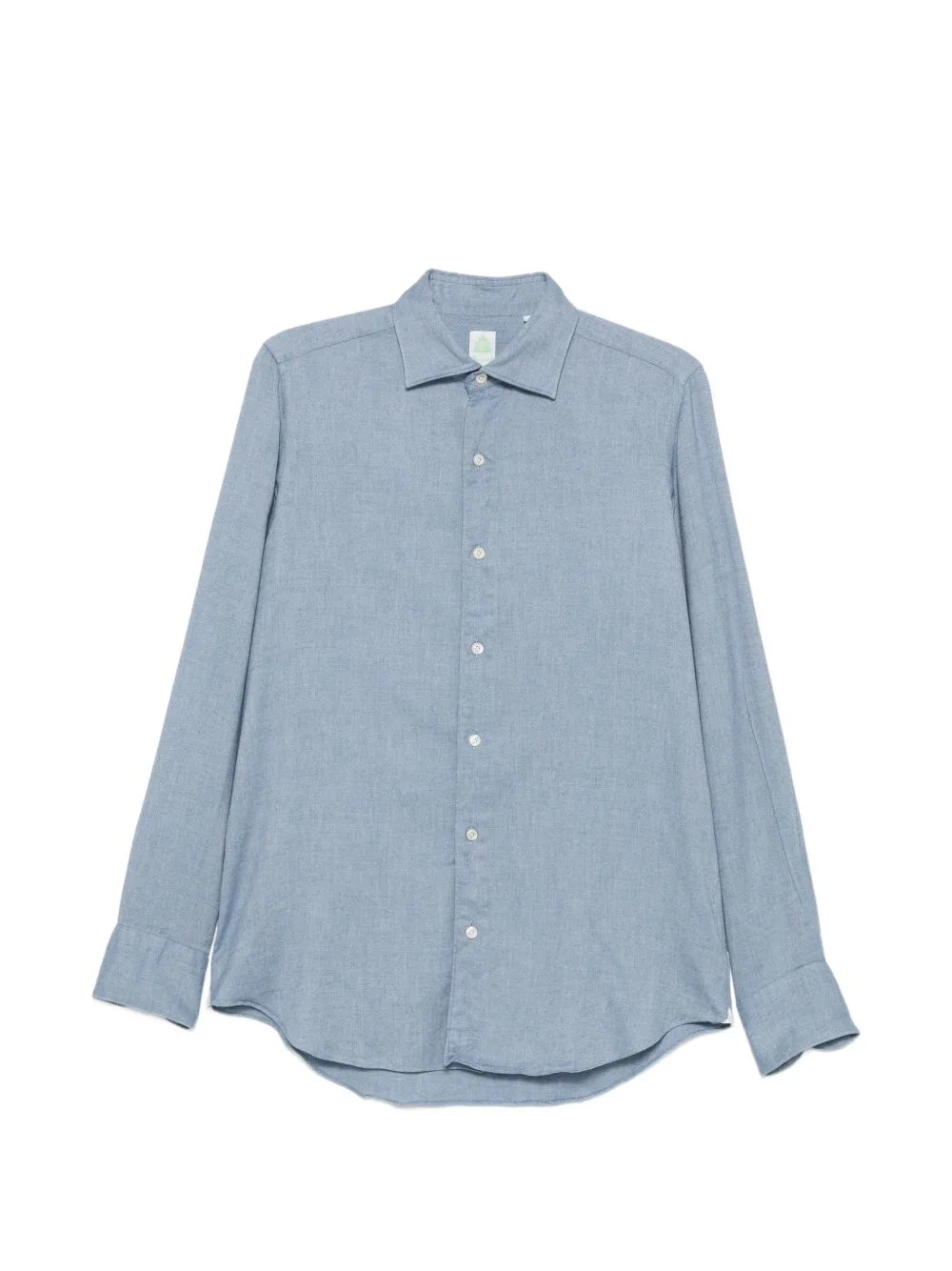 Herringbone-Weave Long-Sleeve Shirt by Finamore 1925 Napoli