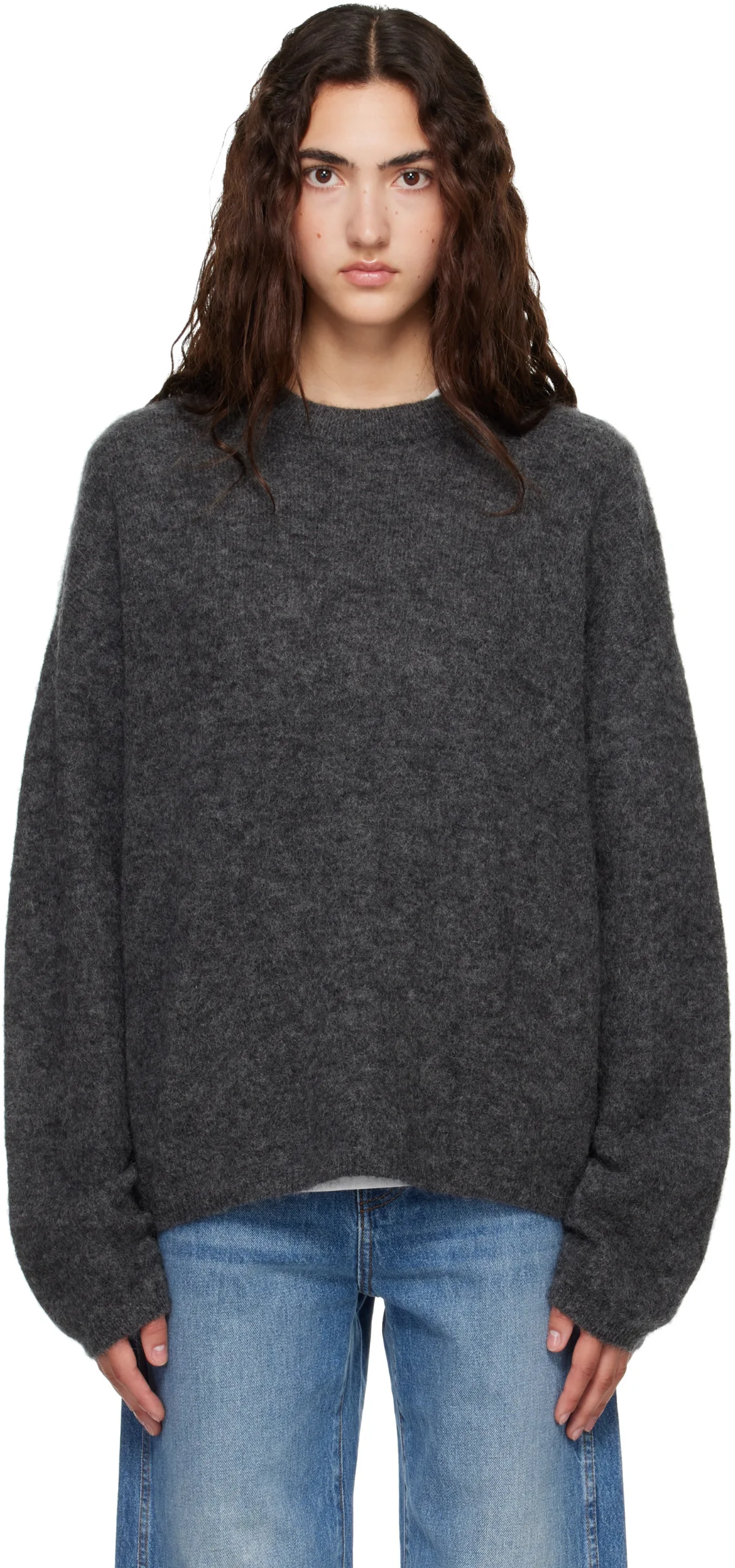 Timea Mohair Fuzzy Sweater
