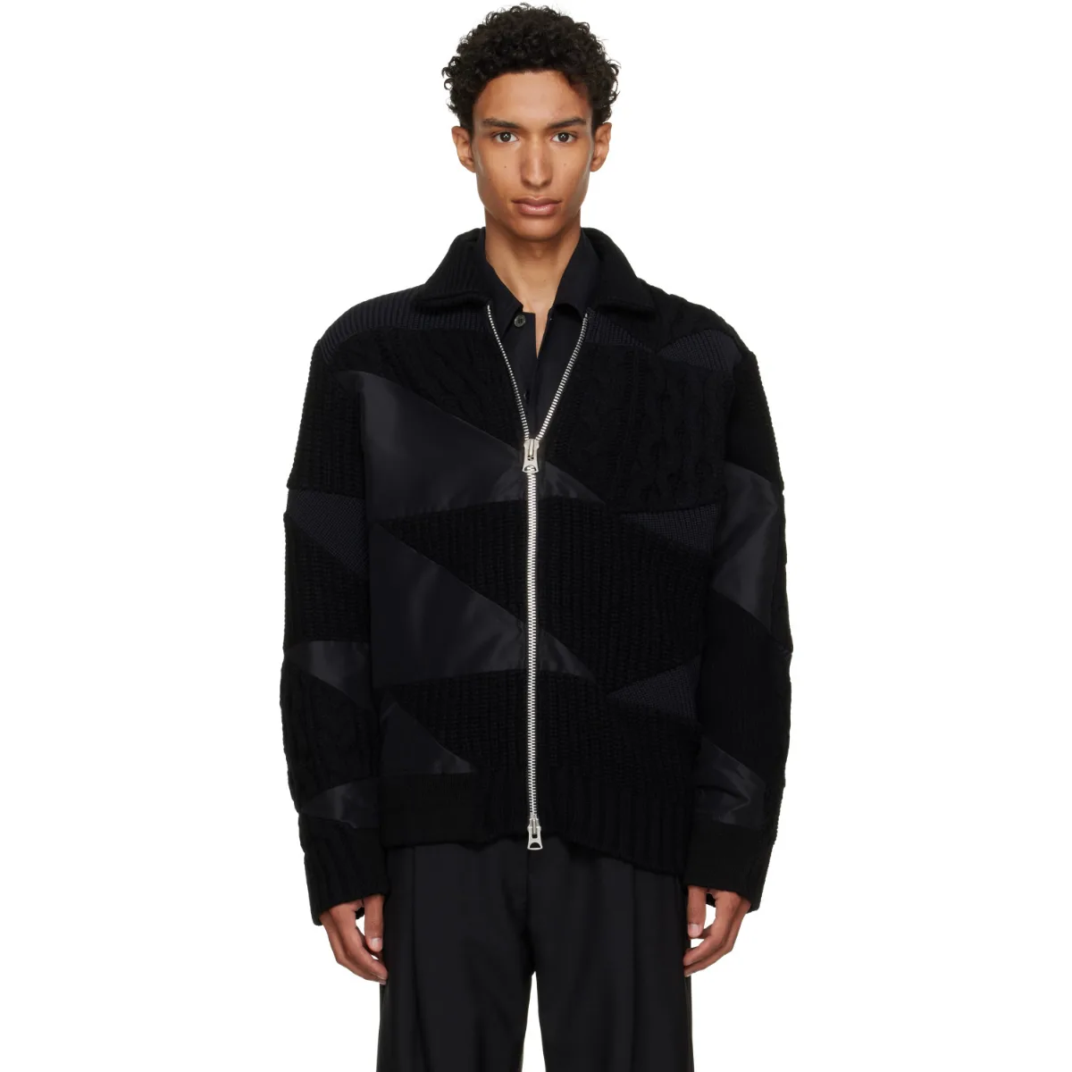 A.P.C. Edition Quilts Knit Blouson Jacket