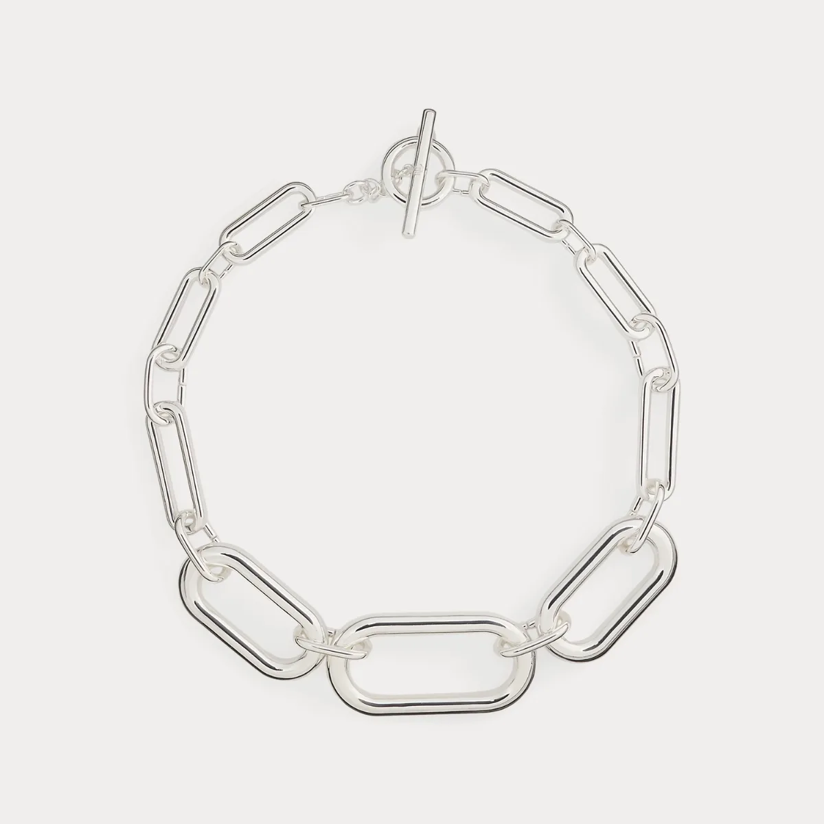 Silver-Plated Link Collar Necklace by Lauren Ralph Lauren
