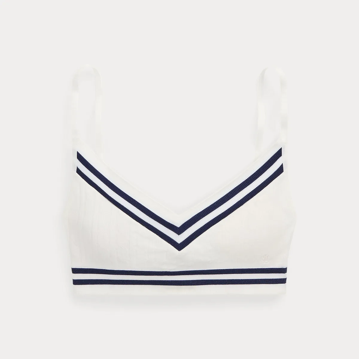 Cricket Cable V-Neck Wireless Bra by Lauren Ralph Lauren