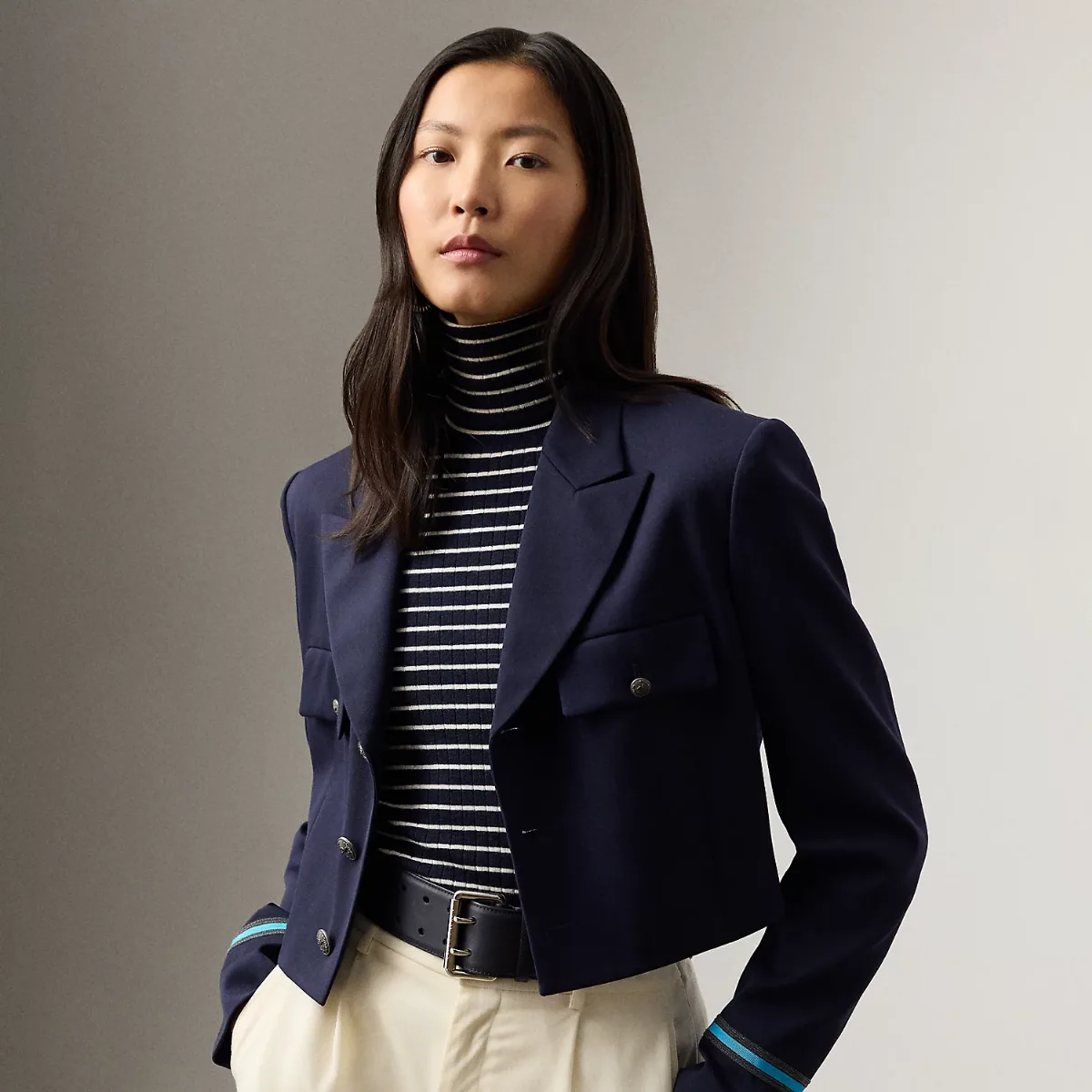 Nell Wool-Blend Gabardine Jacket