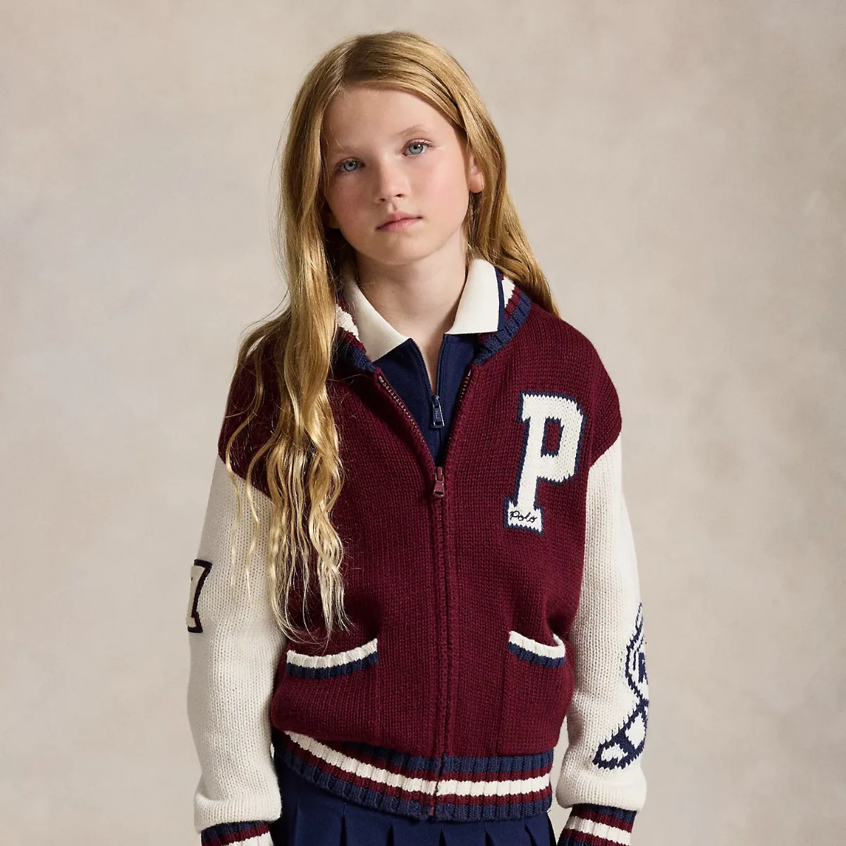 Letter Cotton-Wool Jumper by Ralph Lauren