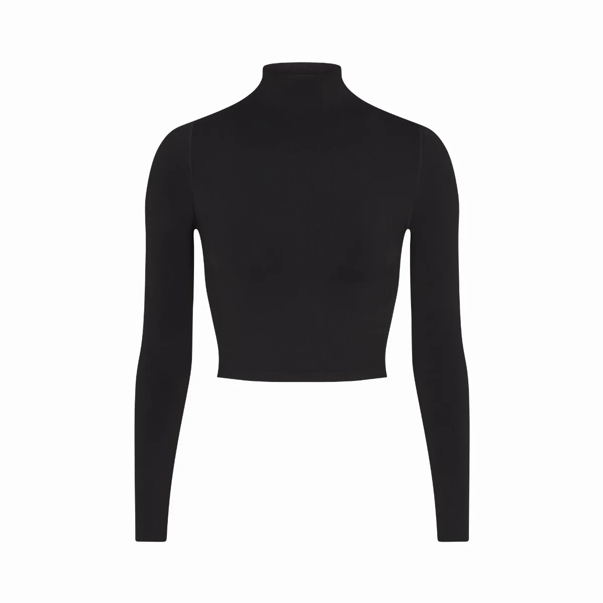 NikeSKIMS Vintage Seamless Mock Neck Crop Top