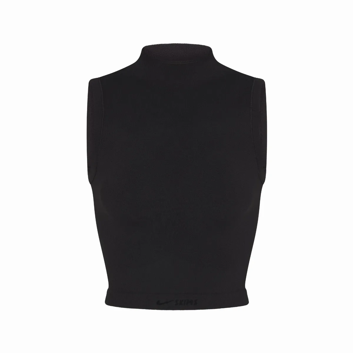 NikeSKIMS Vintage Seamless Mock Neck Bra Top by SKIMS