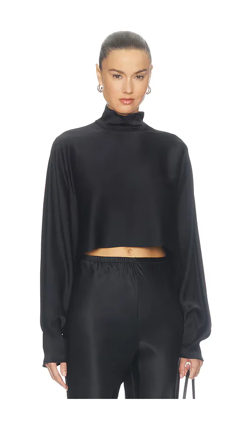 Satin Caftan Top by LaPointe