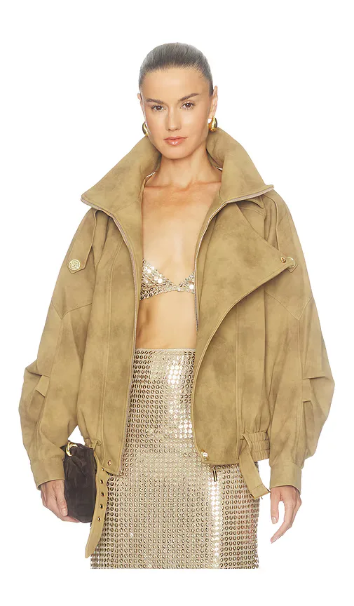 Oasis Eco Suede Jacket by Bronx Banco