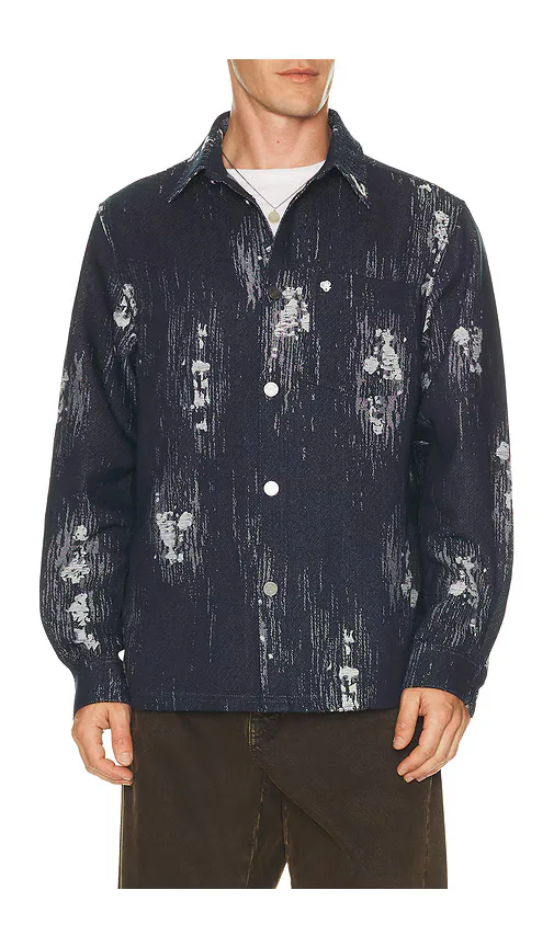 Jacquard Relaxed Fit Overshirt by Scotch & Soda