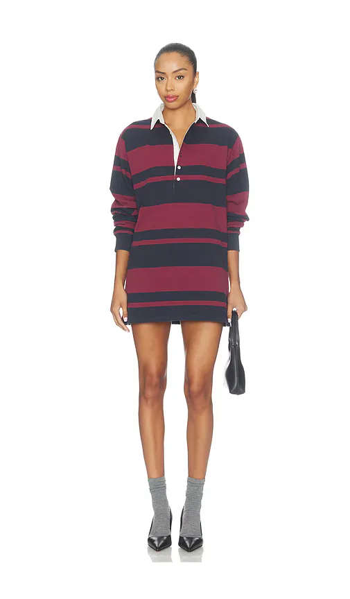 The Knit Rugby Mini Dress