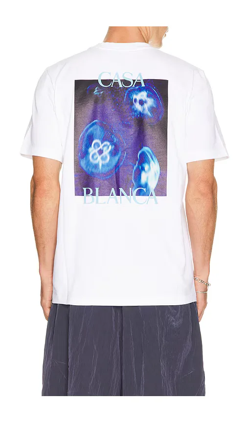 Meduse Sportif Printed Classic Tee Shirt by Casablanca