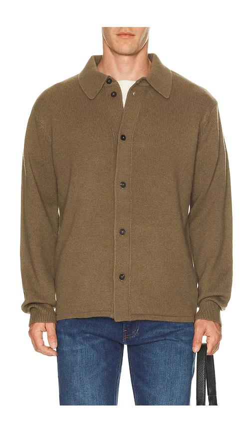 Boiled Wool Shirt Sweater