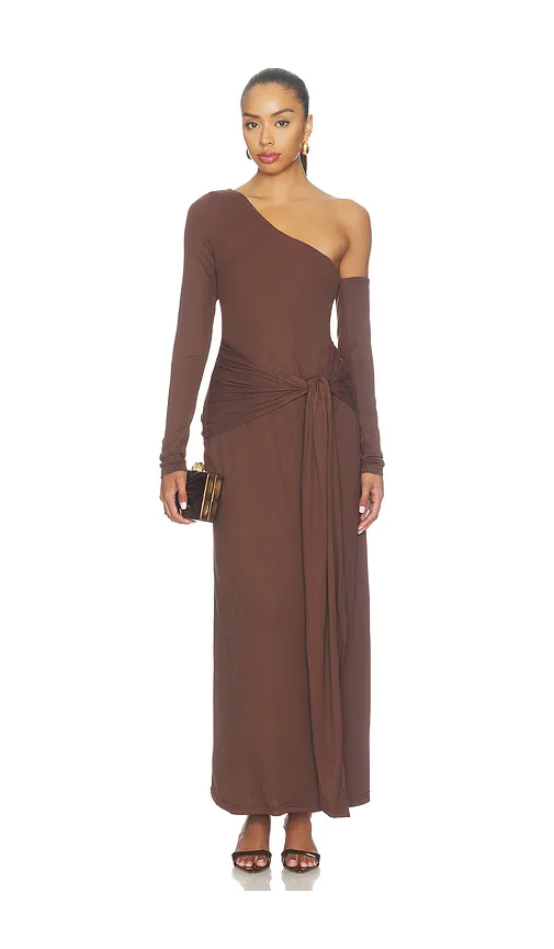 Bianca One Shoulder Maxi Dress by SEVEN WONDERS