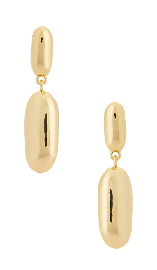 Oval Drop Earrings