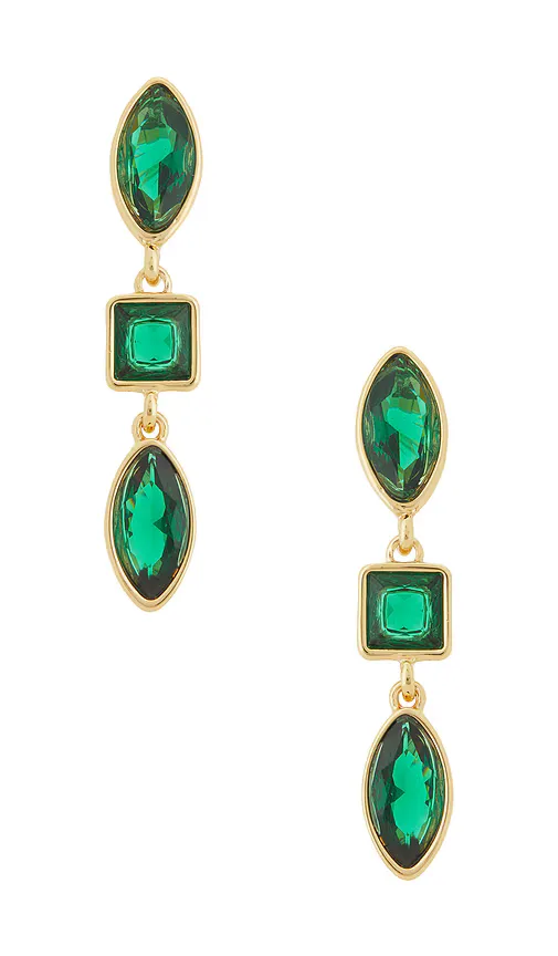 Mixed Shape Drop Earrings by Ettika