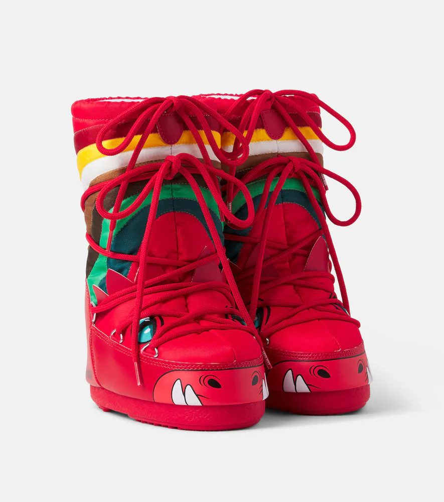 Icon Dino Snow Boots by Moon Boot Kids