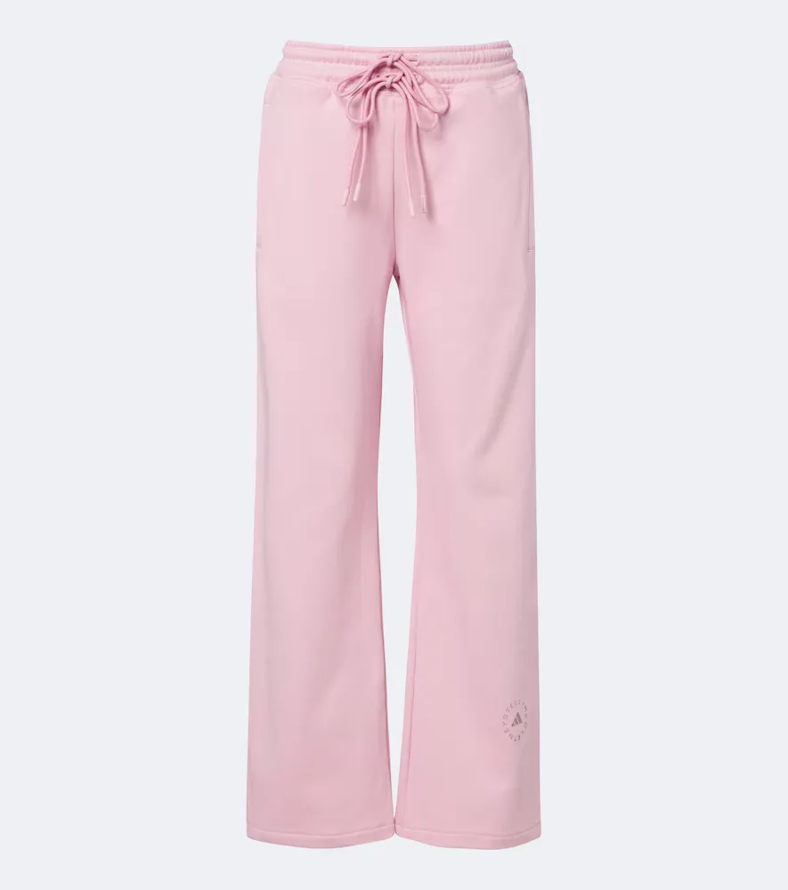 Logo Cotton Jersey Sweatants by Adidas by Stella McCartney