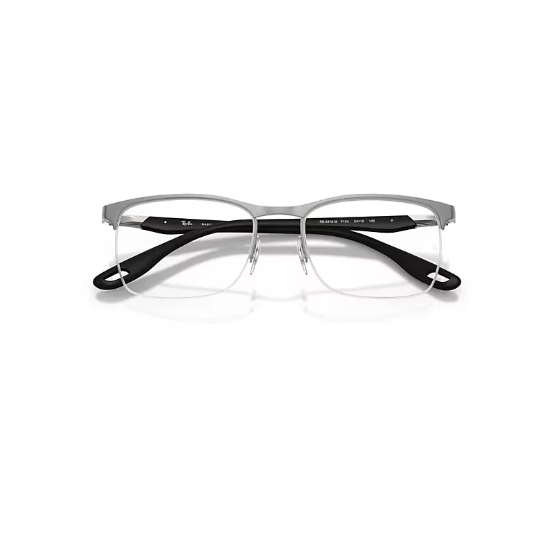 Rb8416m Optics Scuderia Ferrari Collection Eyeglasses Black Frame Transparent Lenses Polarized by Ray-Ban
