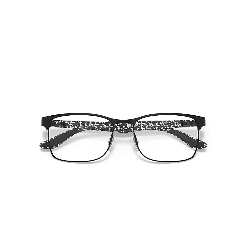 Rb8416 Optics Eyeglasses Black Frame Clear Lenses Polarized by Ray-Ban