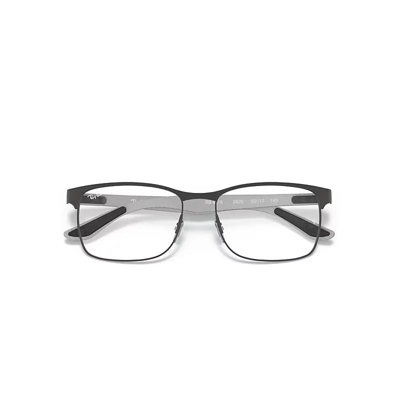 Rb8416 Optics Eyeglasses Gunmetal Frame Clear Lenses Polarized by Ray-Ban