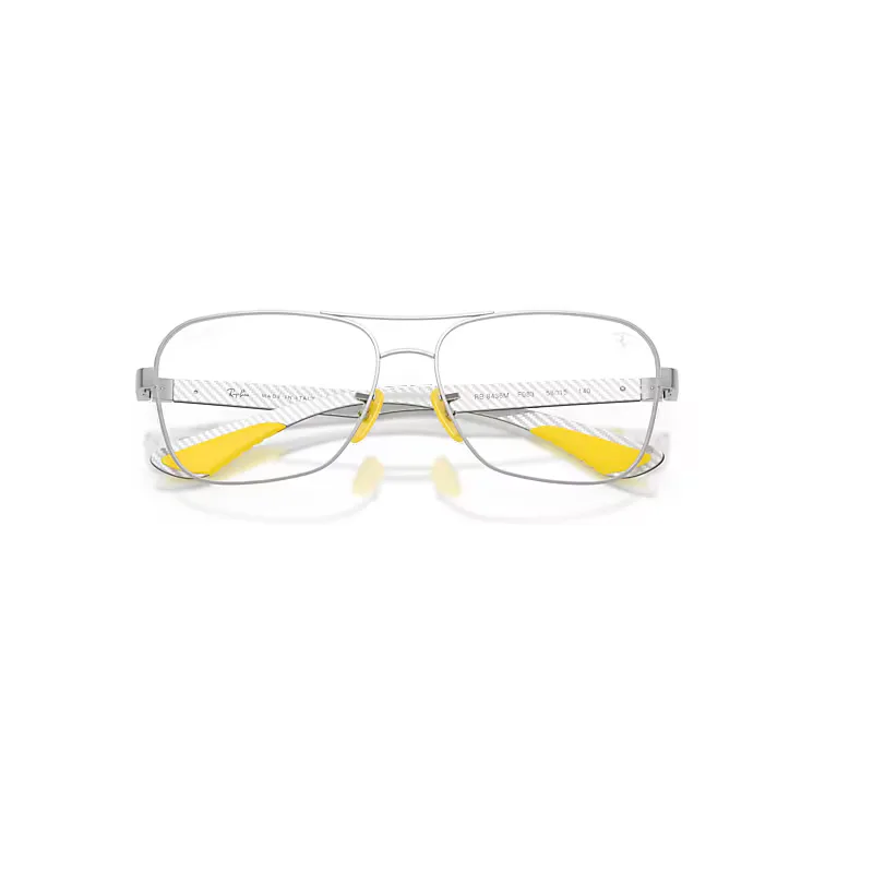 Rb8436m Optics Scuderia Ferrari Collection Eyeglasses Light Carbon Frame Clear Lenses Polarized by Ray-Ban