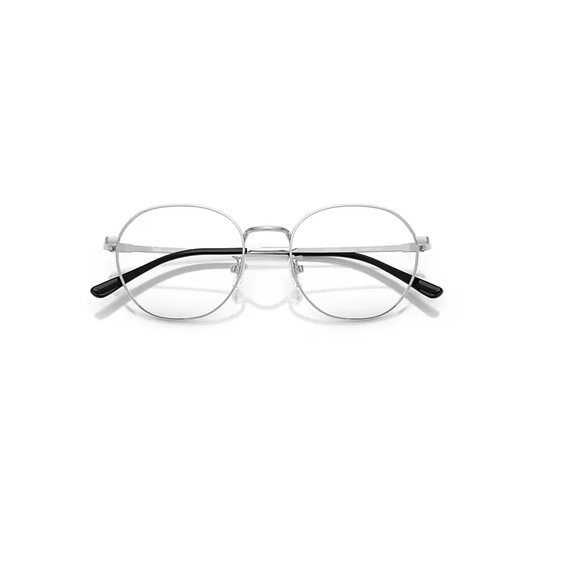 Rb8778d Titanium Optics Eyeglasses Silver Frame Clear Lenses Polarized by Ray-Ban