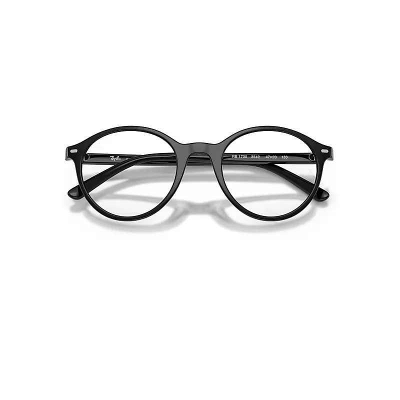 Rb1730 Optics Eyeglasses Black Frame Clear Lenses Polarized by Ray-Ban
