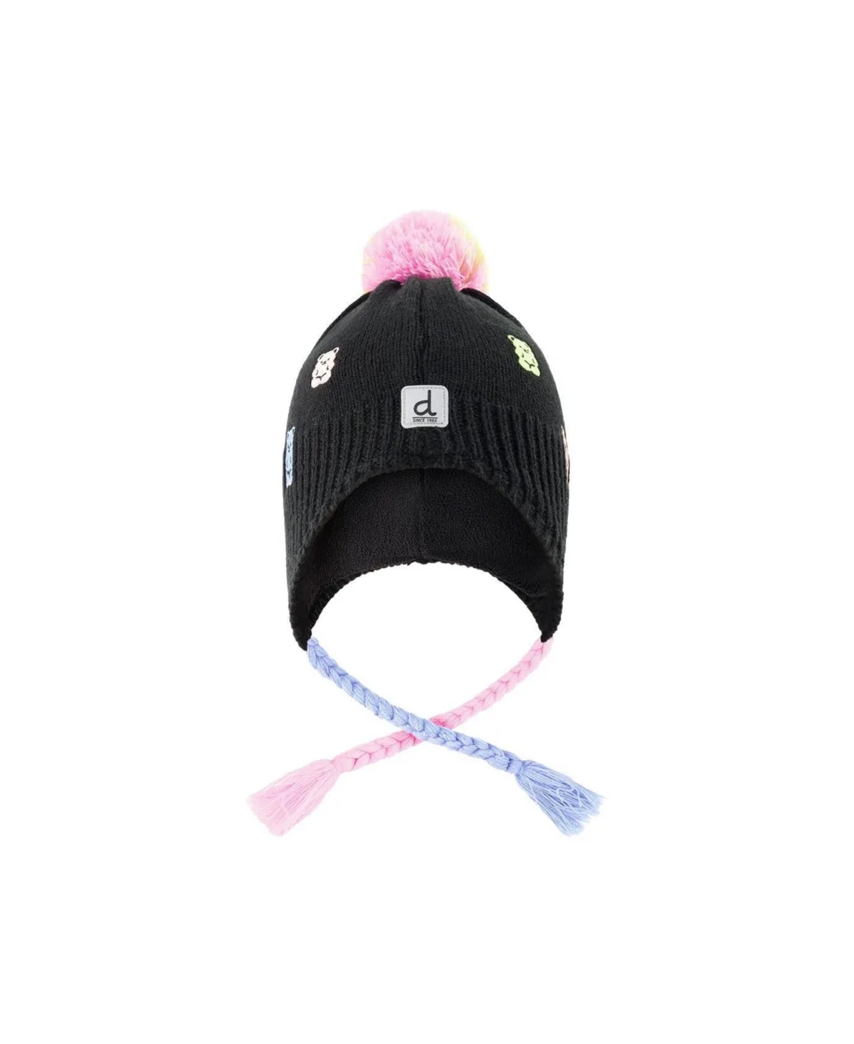 Peruvian Knit Hat with Pompom by Deux Par Deux