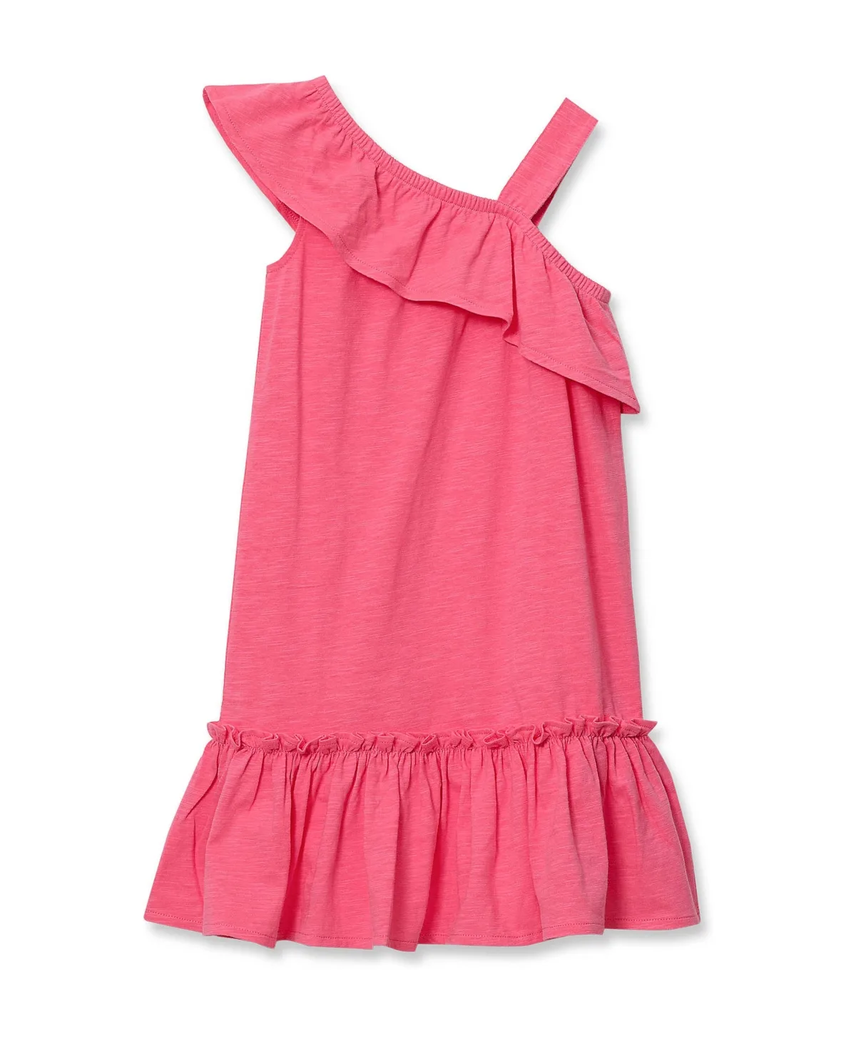 Ruffle Asymmetrical Dress by Lands' End