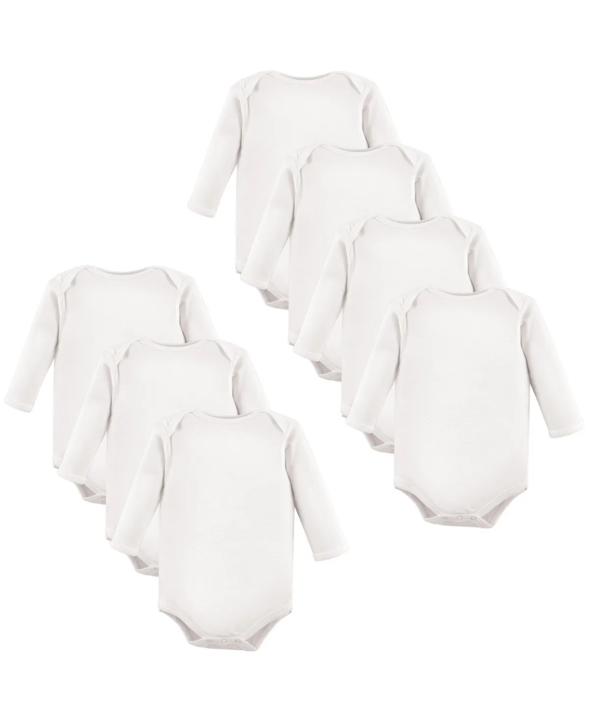 7Pk Long Sleeve Bodysuits by Luvable Friends