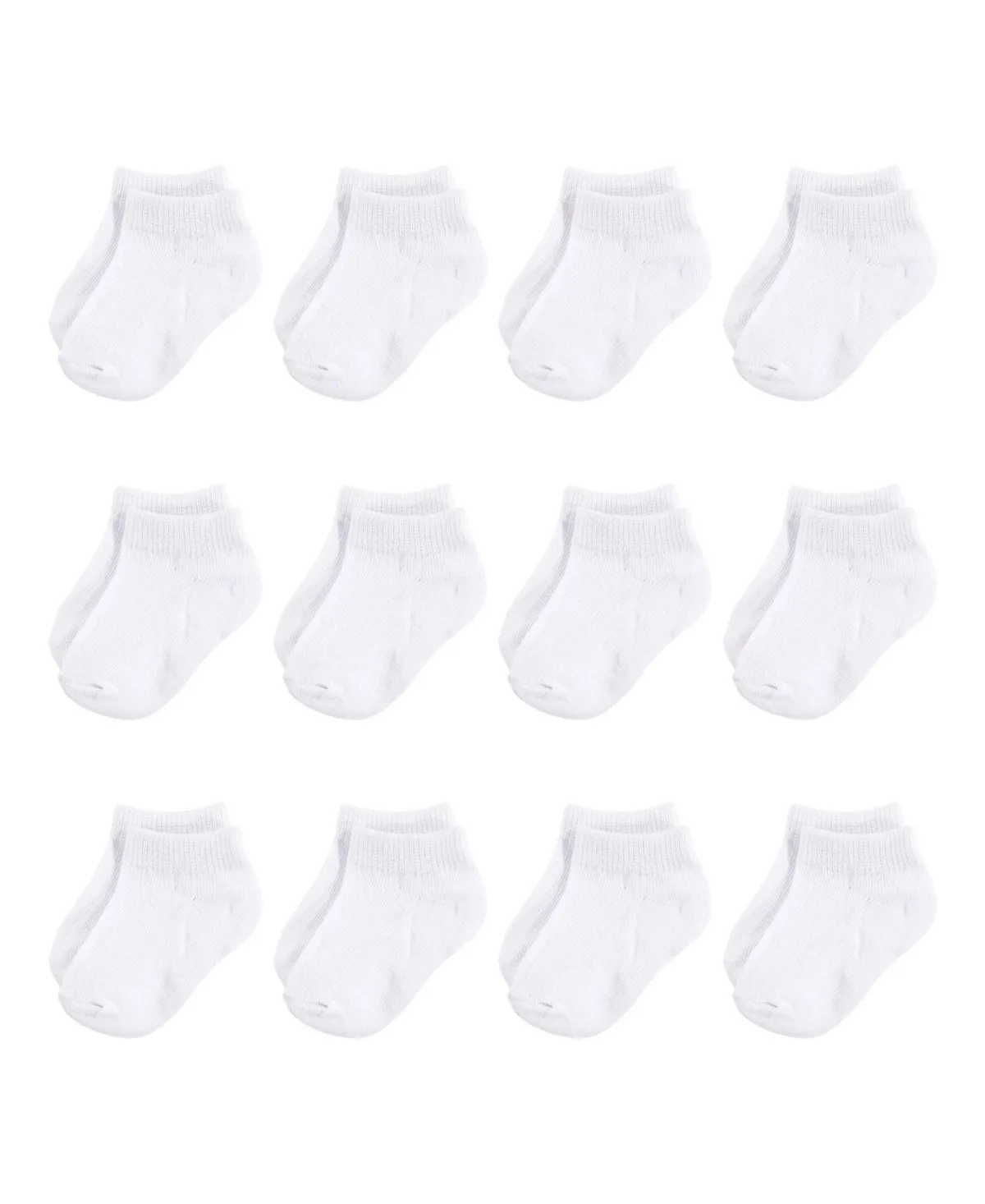 12Pk No Show Socks by Hudson Baby
