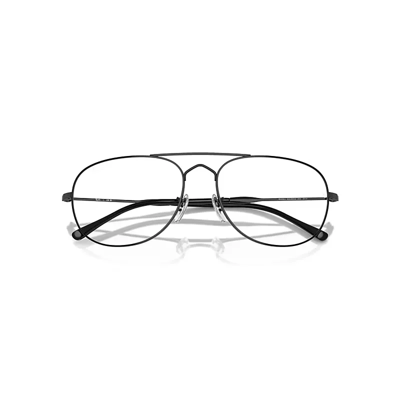 Bain Bridge Optics Eyeglasses Black Frame Clear Lenses Polarized by Ray-Ban