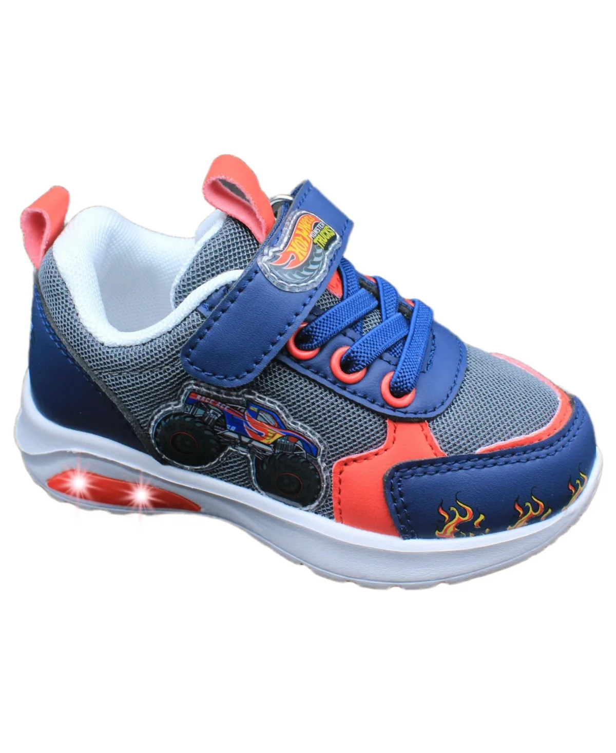 Monster Trucks Light-Up Sneakers - Race Ace by Hot Wheels