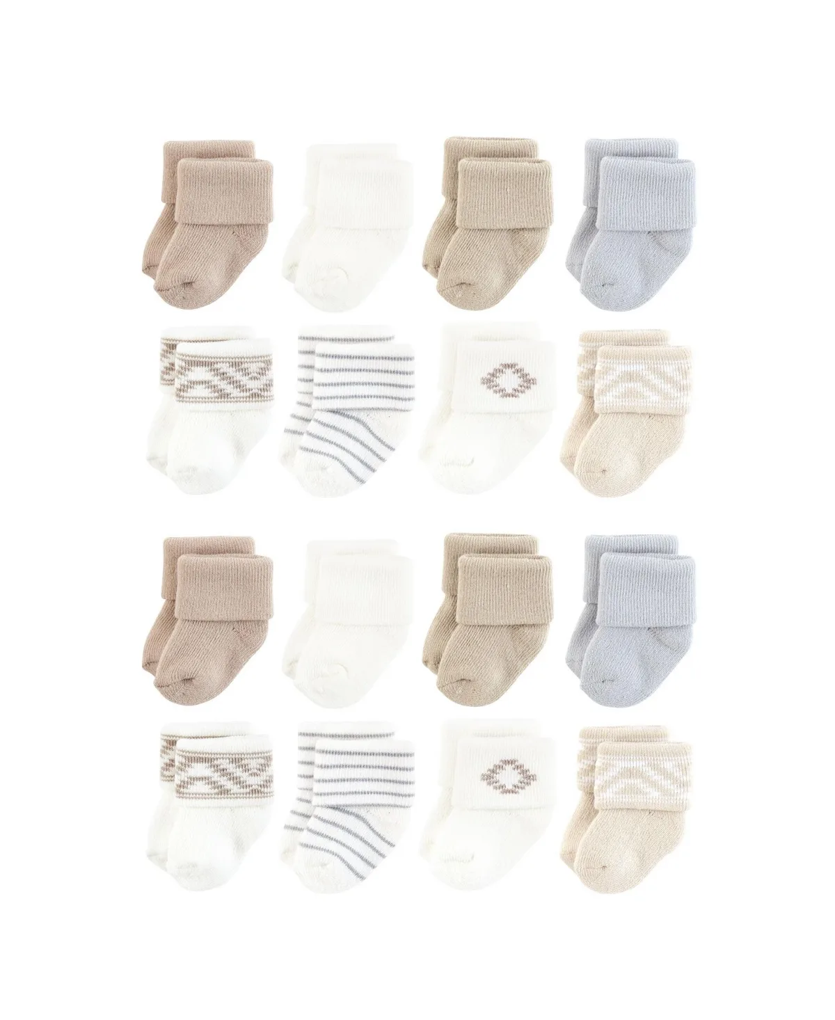 Plush Cotton-Blend Terry Socks by Hudson Baby