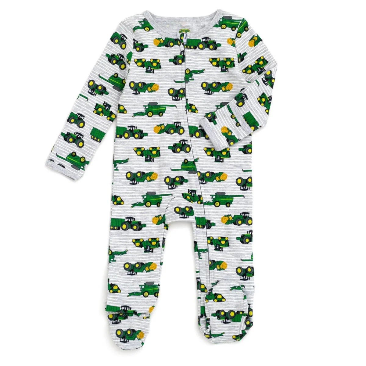 Ribbed Zip Up Sleep N' Play Coverall by John Deere