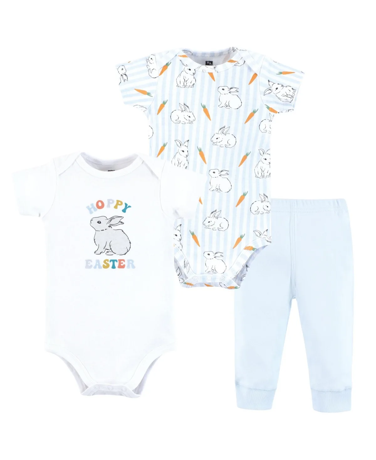 Two Bodysuits & Matching Pants Apparel Set by Hudson Baby