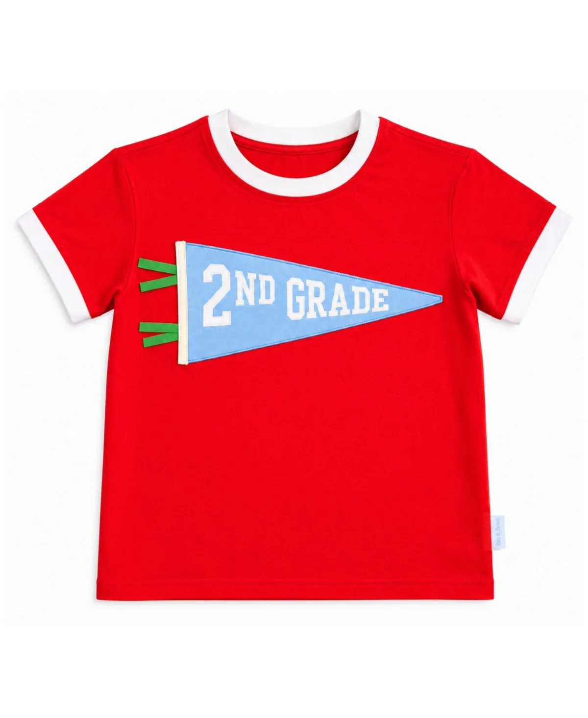 2nd Grade Crewneck T-Shirt by Bits & Bows