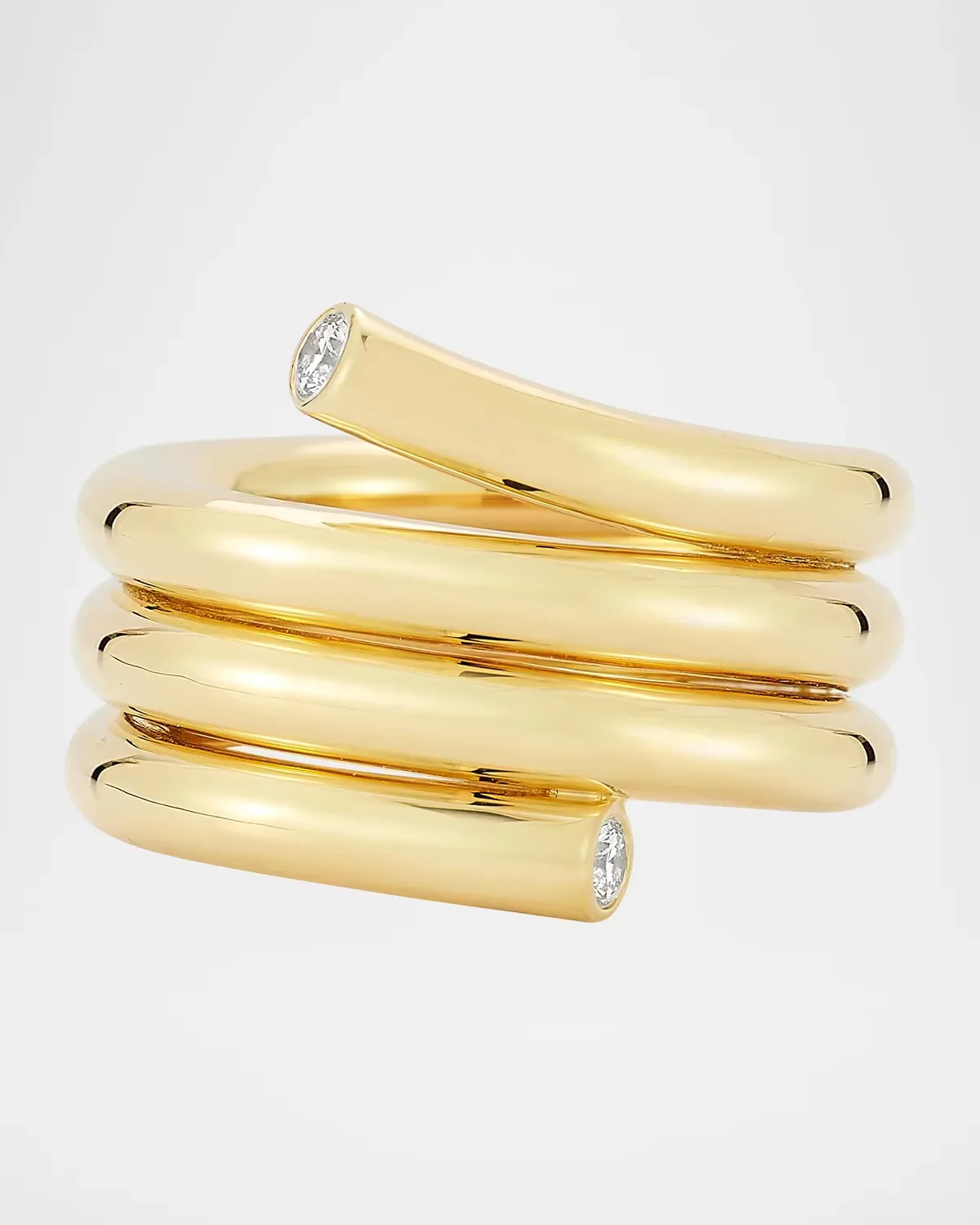 18K Yellow Gold & 0.15 TCW Diamond Ring