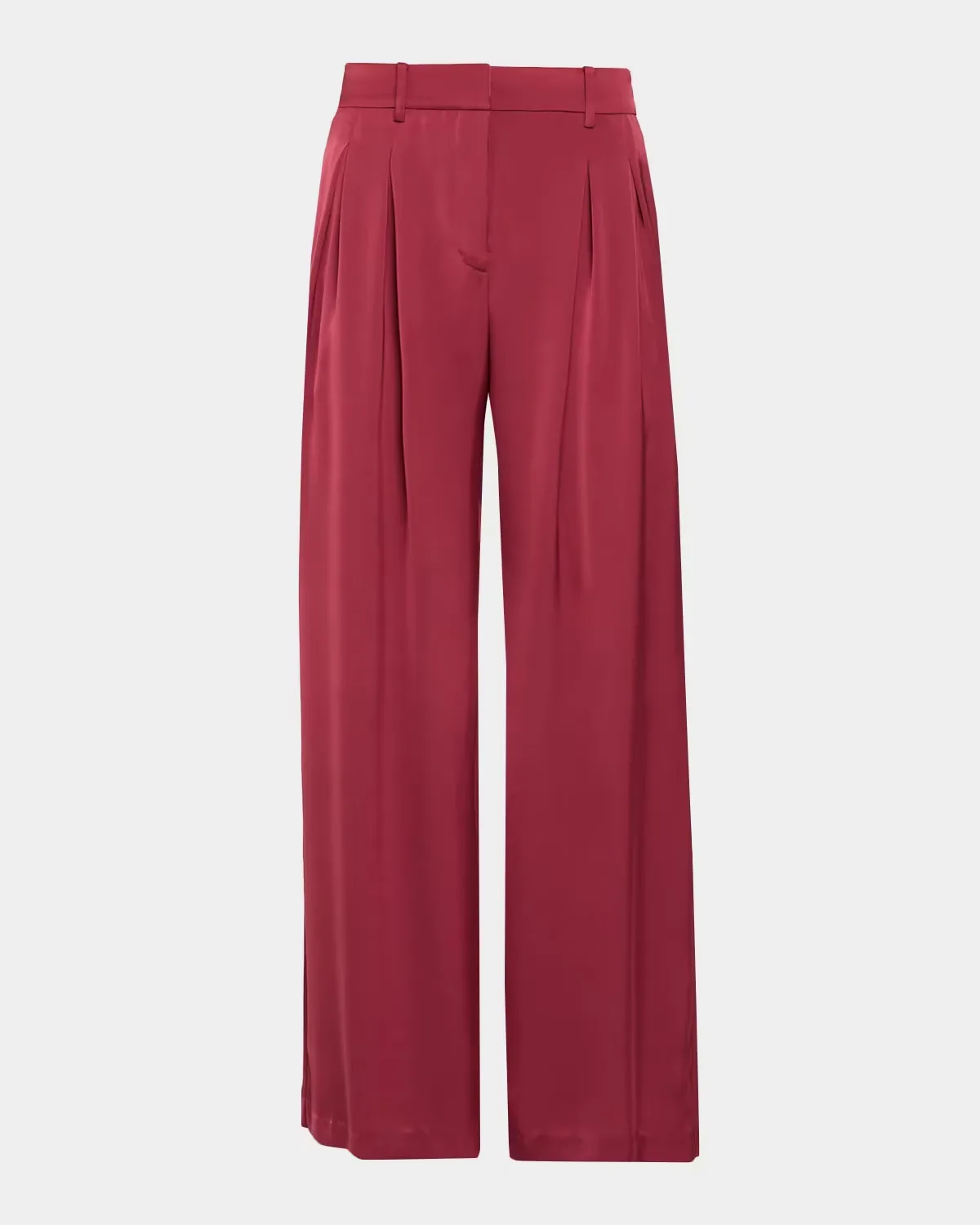 Oscar Pleated Wide-Leg Pants by Ramy Brook