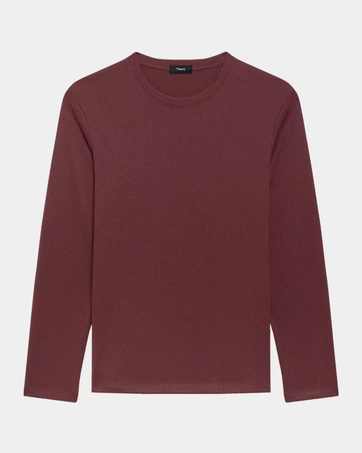 Essential Long-Sleeved Crewneck T-Shirt by Theory