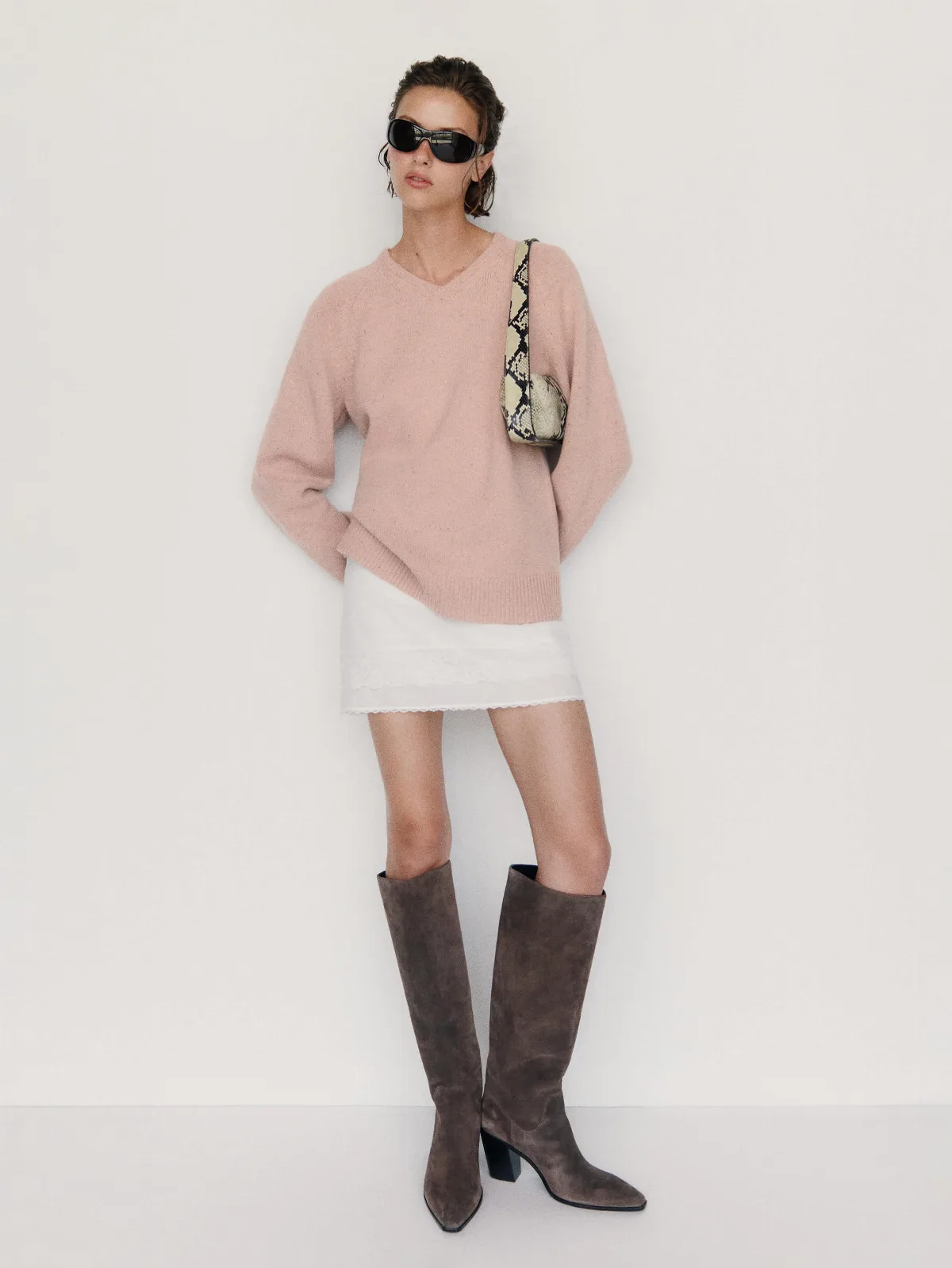 Sydney Regenerative Wool V-Neck Sweater by Reformation