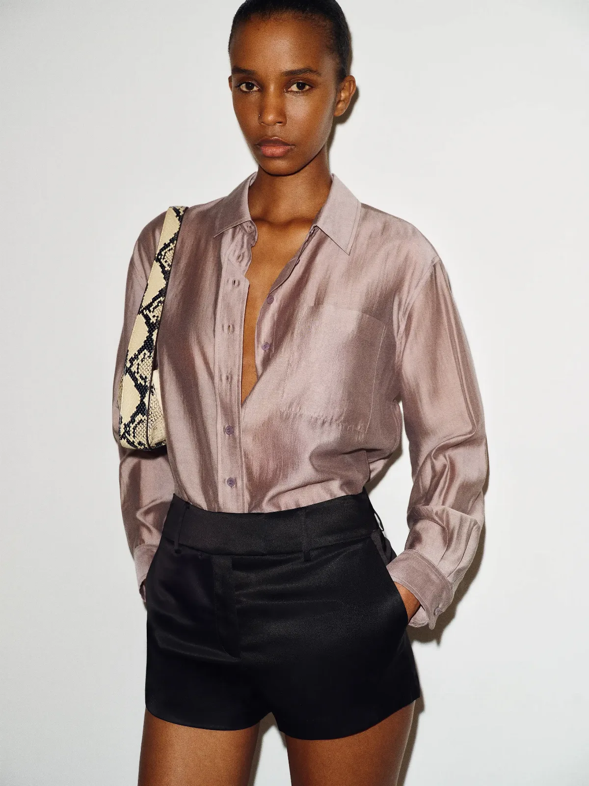 Camden Satin Short by Reformation