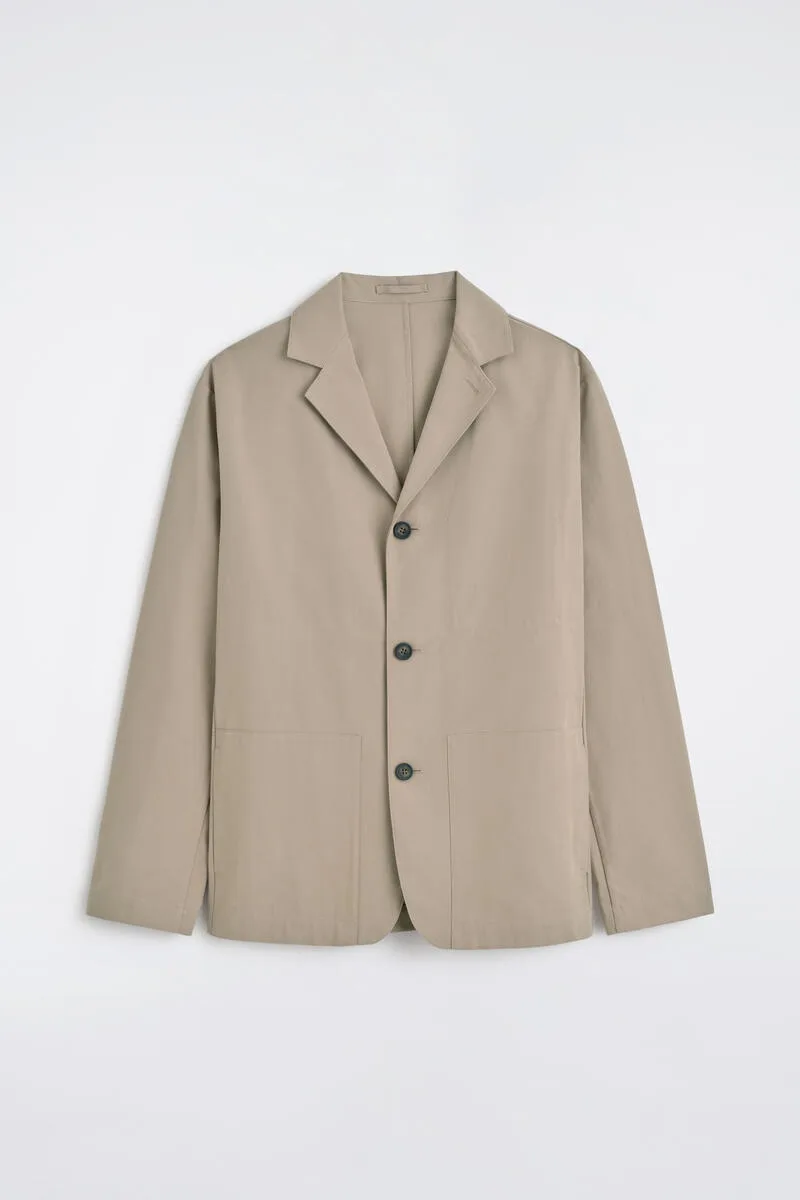 Unstructured Cotton-Blend Blazer by COS