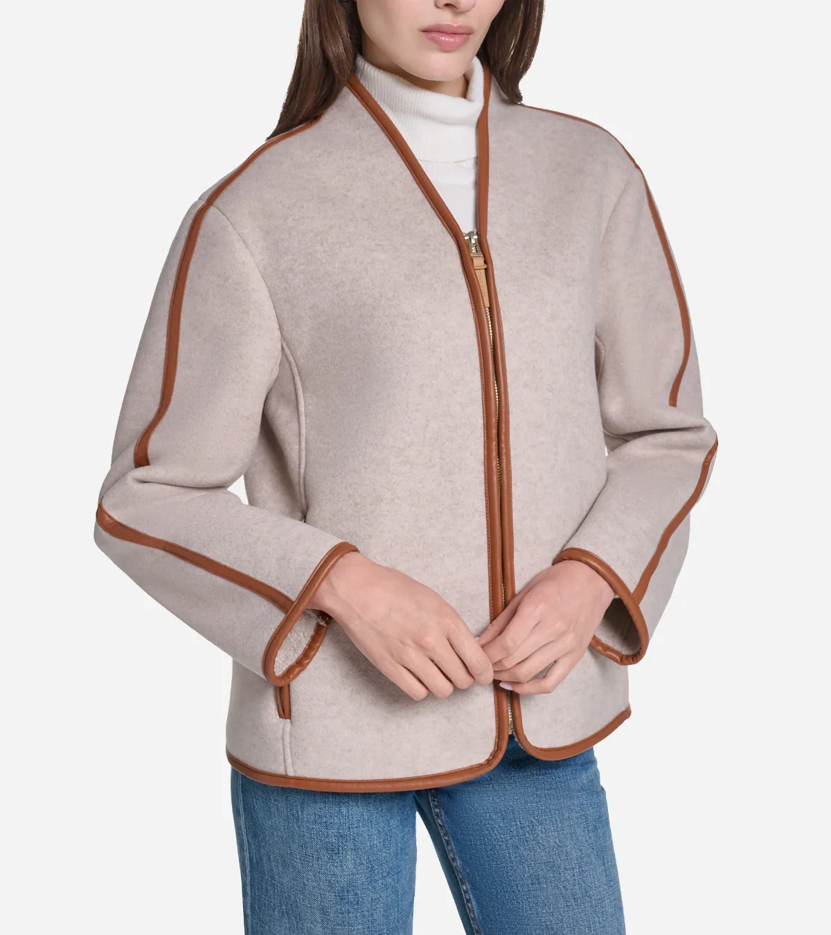 Faux Wool Shearling Jacket by Cole Haan