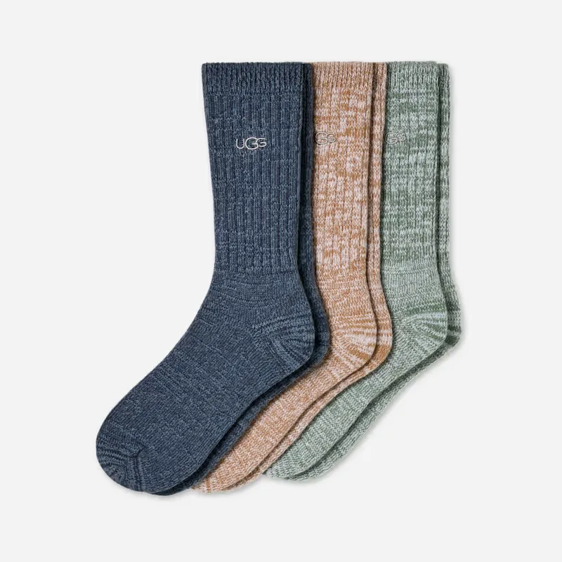 Trey Rib Knit Cozy 3 Pack Polyester by UGG